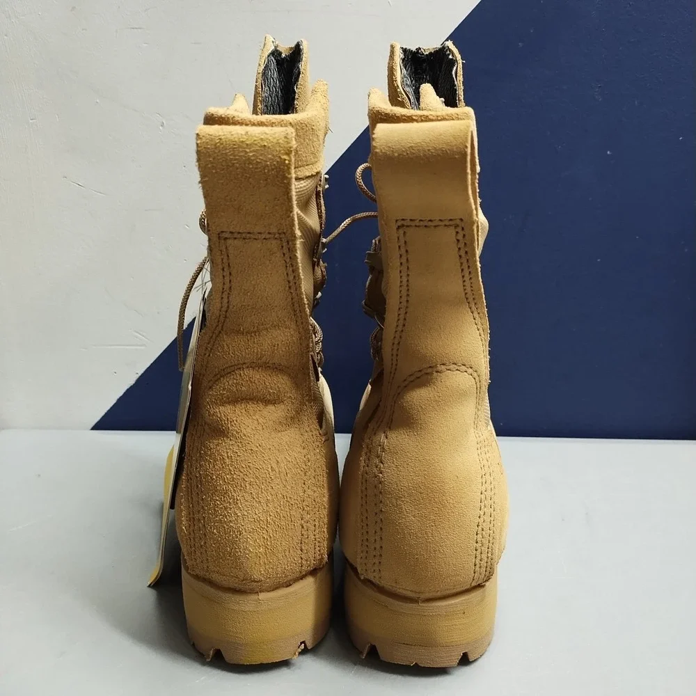 Belleville Infantry Military Combat Boots Unisex M3/W5 Tan Gore-Tex Lace Up EUC